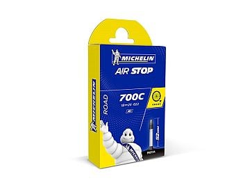 Michelin Airstop  Cykelslange 700x18/25C, 52mm Racerventil