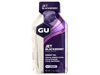 GU Caffeine Jet Blackberry Energy Gel, 32gr - Udløb 04/23