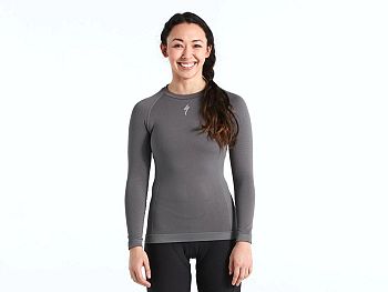 Specialized Seamless LS Dame Base Layer, Grey