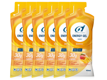 6d Sports Nutrition Mango Energy Gel, 6x40ml