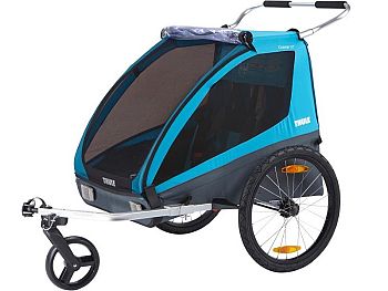 Thule Coaster XT Cykelvagn, Black/Blue