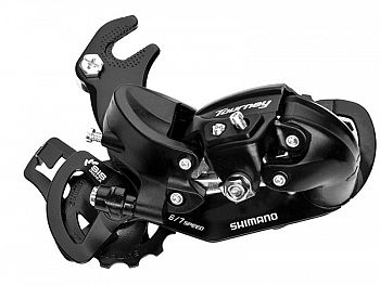 Shimano Tourney TY300 6/7-Speed Bagskifter, Max 34T