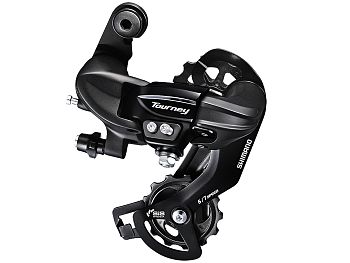 Shimano Tourney TY300 6/7-Speed Bagskifter, Max 34T