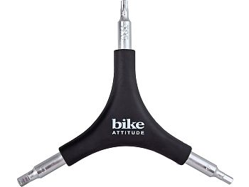 Bike Attitude Unbraco/Torx Y-Nøgle, 4 + 5mm + T25