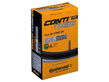 Continental Tour 28 All Cykelslange 700x28/47C, 40mm Auto Ventil
