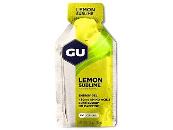 GU Caffeine Lemon Sublime Energy Gel, 32gr