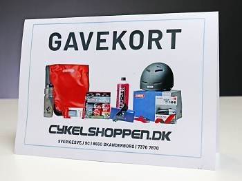 Print-selv Cykelshoppen.dk Gavekort, 150 DKK