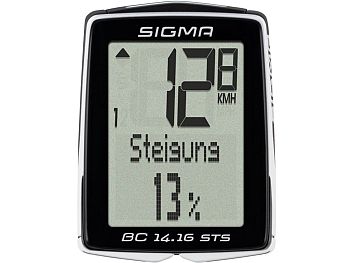 Sigma BC 14.16 Trådløs Cykelcomputer m. Højdemåler