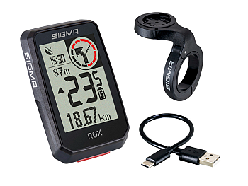Sigma ROX 2.0 GPS Cykelcomputer, Top Mount Kit